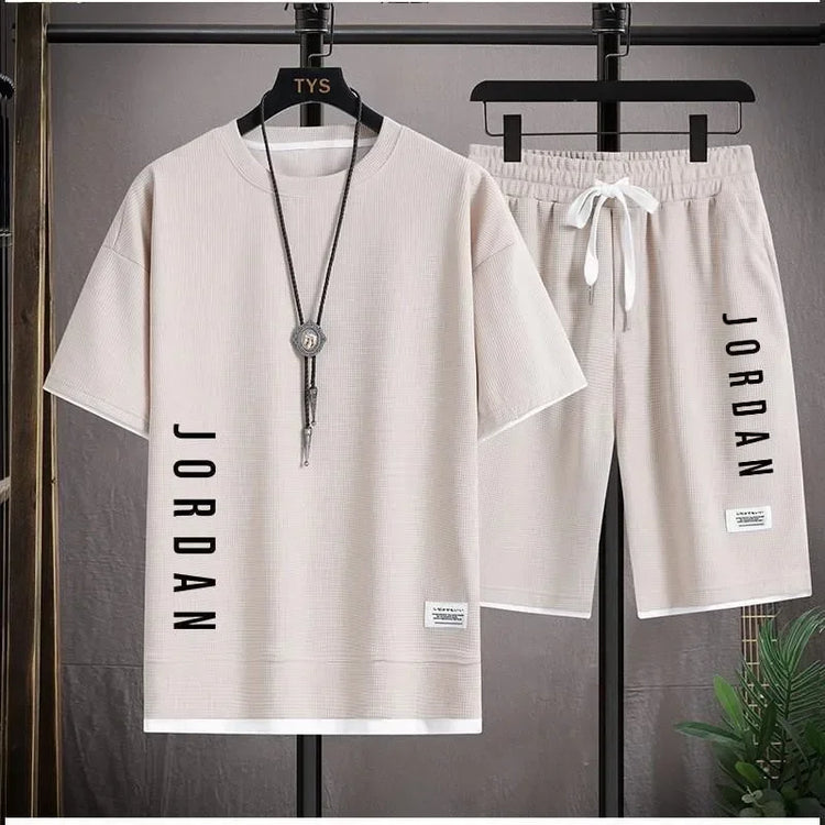 Mens Summer T Shirt Co Ord Set