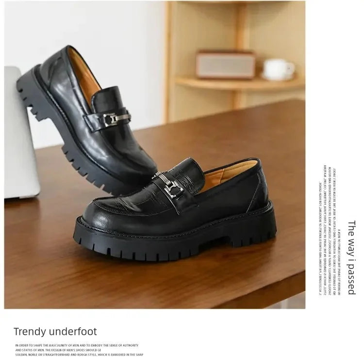 Mens Platform Slip On Shoes