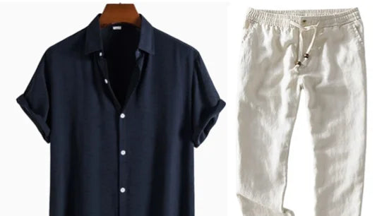 Mens Casual Shirt Co Ord Set