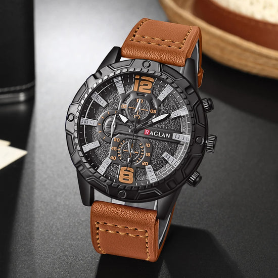 Stylish Leather Strap Fashion Watch