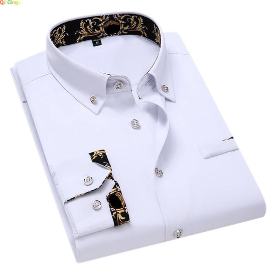 Mens Long Sleeve Button Up Shirt