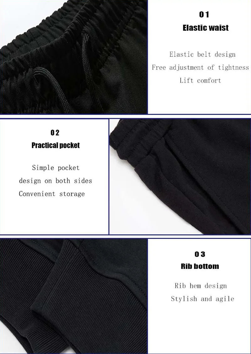 Mens Loose Fit Casual Pants