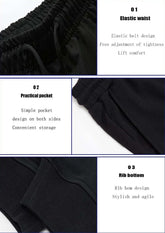 Mens Loose Fit Casual Pants