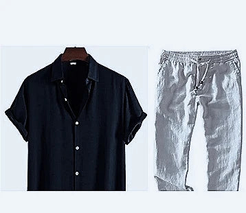Mens Casual Shirt Co Ord Set