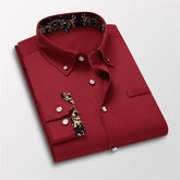 Mens Long Sleeve Button Up Shirt