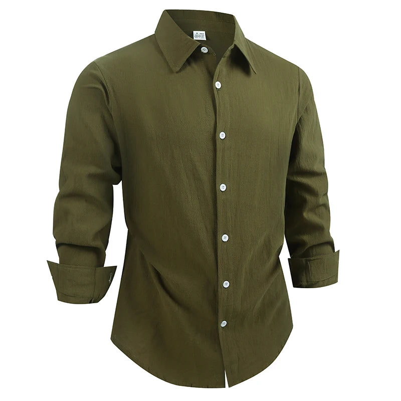 Mens Casual Button Up Shirt