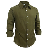 Mens Casual Button Up Shirt