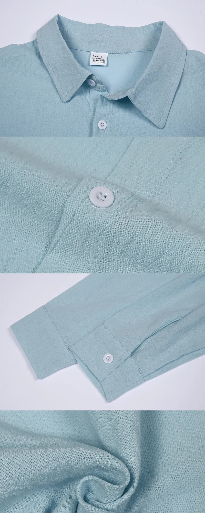 Mens Casual Button Up Shirt