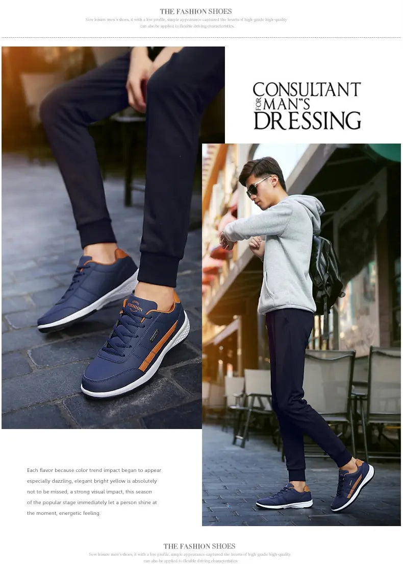 Mens Lace Up Walking Shoes