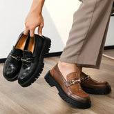 Mens Platform Slip On Shoes