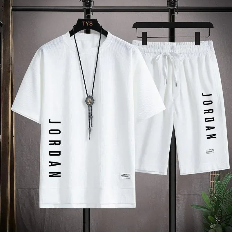Mens Summer T Shirt Co Ord Set