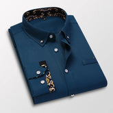 Mens Long Sleeve Button Up Shirt