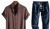 Mens Casual Shirt Co Ord Set