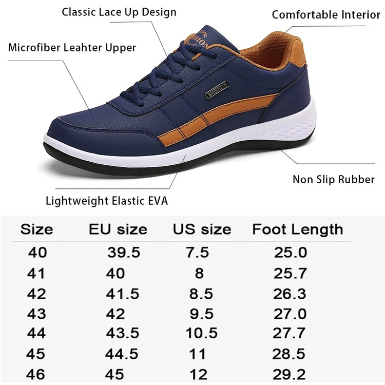 Mens Lace Up Walking Shoes