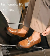 Mens Platform Slip On Shoes