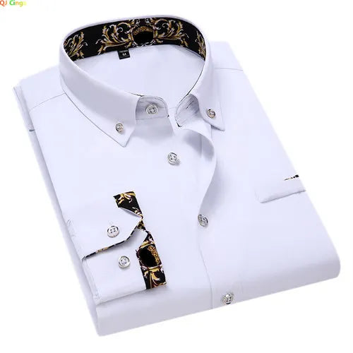 Mens Long Sleeve Button Up Shirt