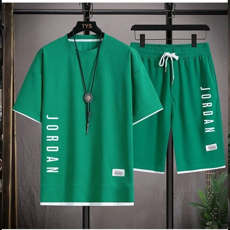 Mens Summer T Shirt Co Ord Set