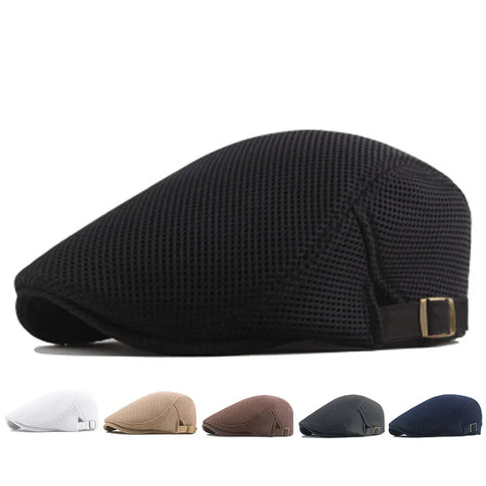 British Style Breathable Flat Cap