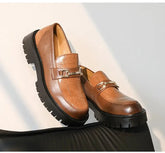 Mens Platform Slip On Shoes